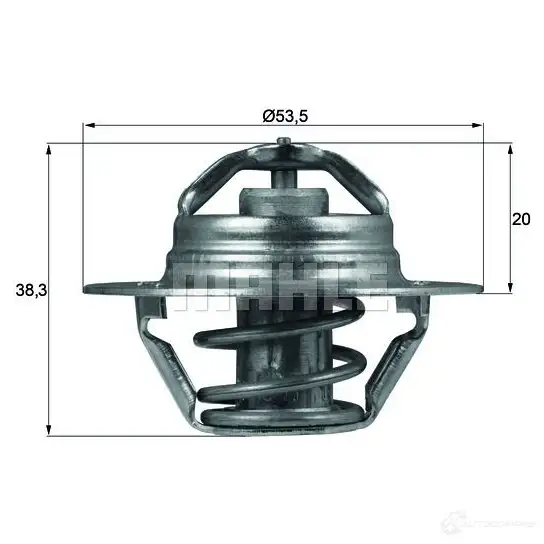 Термостат ож HELLA 602142 tm5109 1.78 6.05.700 70809139 изображение 2