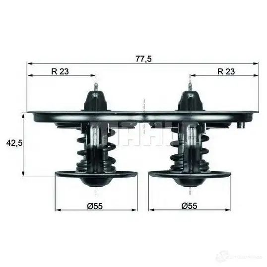 Термостат ож HELLA tx3280 6092610 WH7ZA3 708091 75