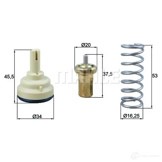 Термостат ож HELLA tx11982d 7235 2274 QH4NB 602289 изображение 0