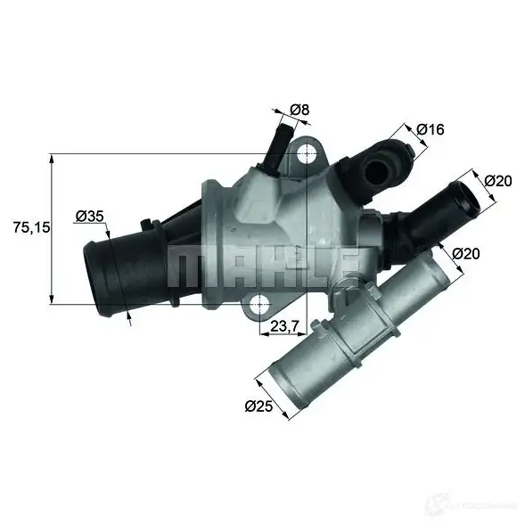 Термостат ож HELLA ti1187 601900 1.41 1.87 70809121 изображение 0