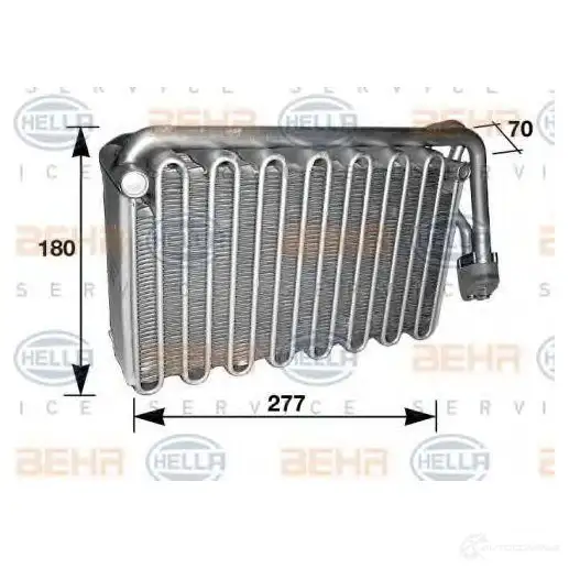 Испаритель кондиционера HELLA _BEHR HELLA SERVICE_ 8fv351210431 UJ7R6 41820
