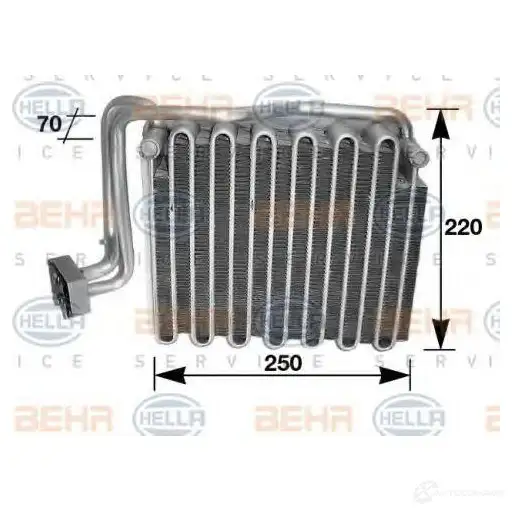 Испаритель кондиционера HELLA 41825 8fv351210491 _BEHR HELLA SERVICE_ 5EA06X