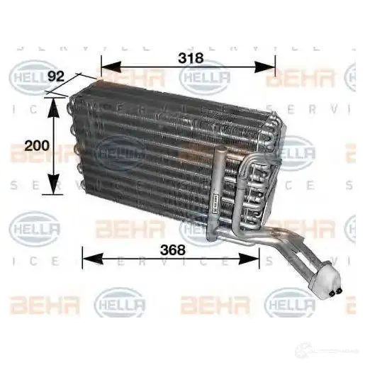 Испаритель кондиционера HELLA _BEHR HELLA SERVICE_ 8fv351210081 41792 F4PMSF