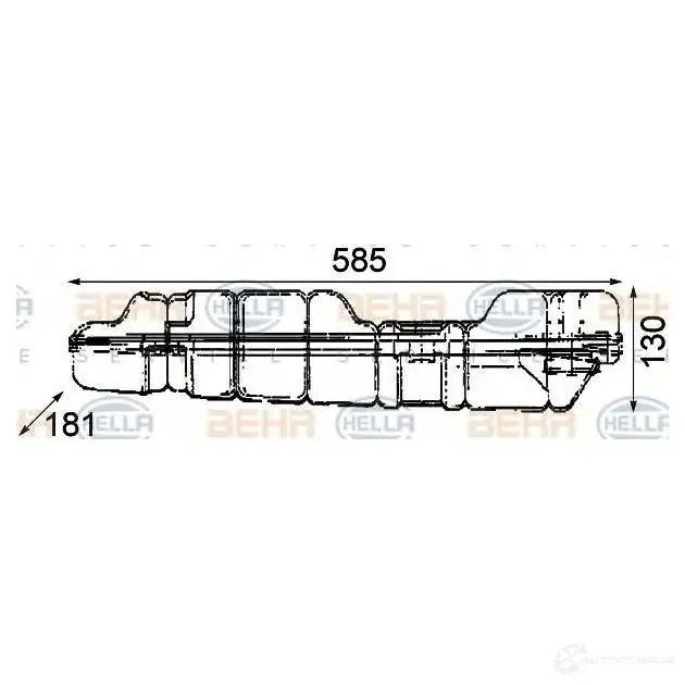Расширительный бачок HELLA 8ma376705121 _BEHR HELLA SERVICE_ 44703 HMIMST