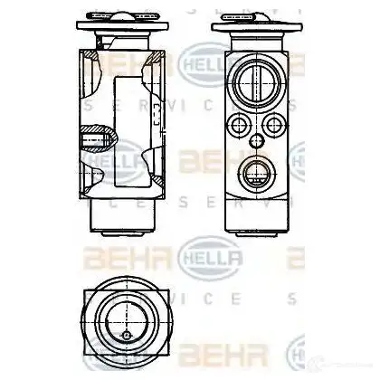 Расширительный клапан кондиционера HELLA 50798 8uw351234121 72D22 _BEHR HELLA SERVICE_