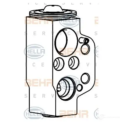Расширительный клапан кондиционера HELLA 8uw351234561 40PYC 50821 _BEHR HELLA SERVICE_