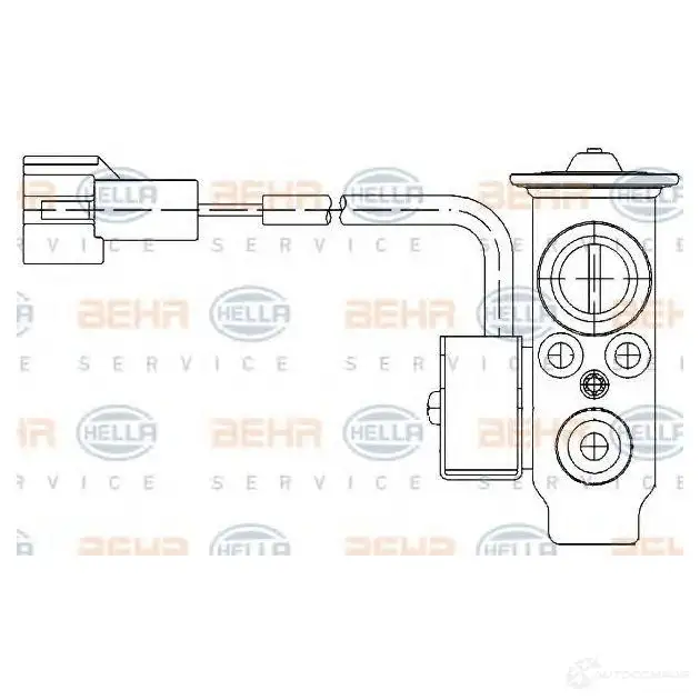Расширительный клапан кондиционера HELLA _BEHR HELLA SERVICE_ 8uw351234191 50805 CIB0B