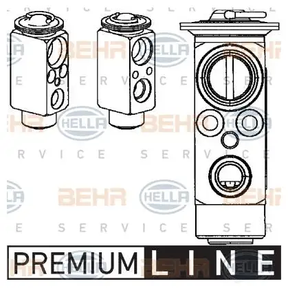 Расширительный клапан кондиционера HELLA _BEHR HELLA SERVICE_ 8uw351234391 50810 QI4DU1