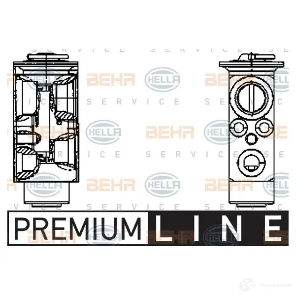 Расширительный клапан кондиционера HELLA ZDAWY _BEHR HELLA SERVICE_ 50901 8uw351336151