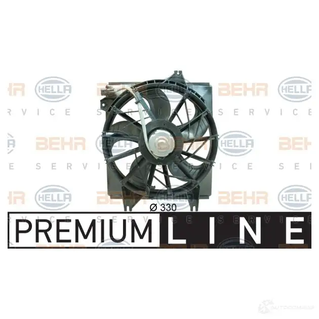 Вентилятор радиатора HELLA 1J30W _BEHR HELLA SERVICE_ 38137 8ew351034681