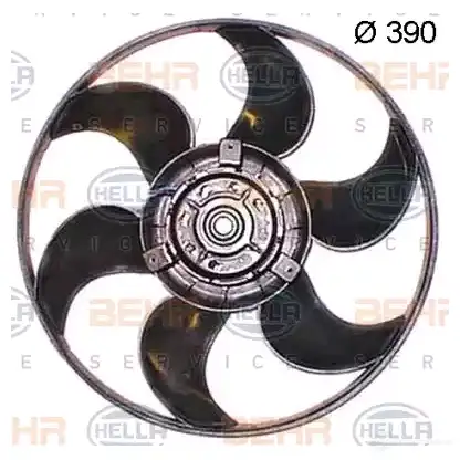 Вентилятор радиатора HELLA 8ew351150164 4045621480271 J34 QS 38556 изображение 0