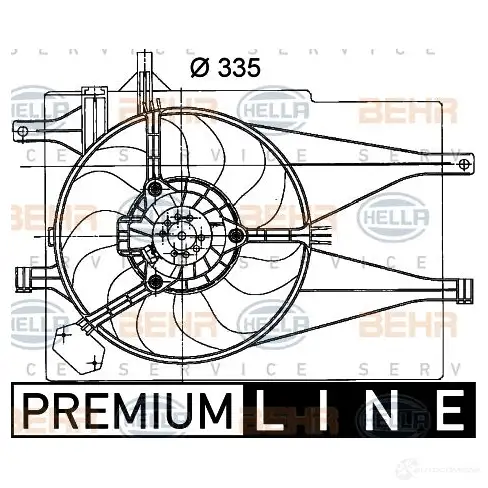 Вентилятор радиатора HELLA 8KALX 38268 _BEHR HELLA SERVICE_ 8ew351041041