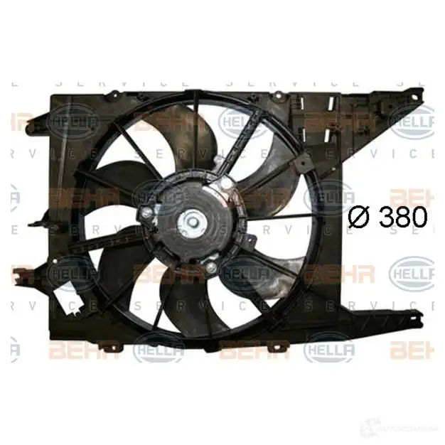 Вентилятор радиатора HELLA 38446 _BEHR HELLA SERVICE_ 8ew351044521 G3GV7 - Изображение 1