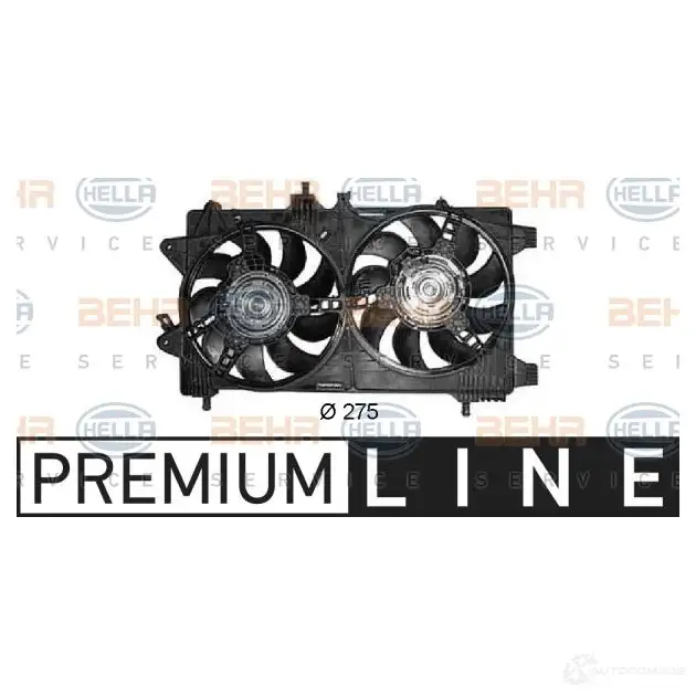 Вентилятор радиатора HELLA C8ISOP9 8ew351042601 _BEHR HELLA SERVICE_ 38313