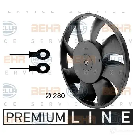Вентилятор радиатора HELLA _BEHR HELLA SERVICE_ GHPZKAE 8ew009144331 37914 - Изображение 1