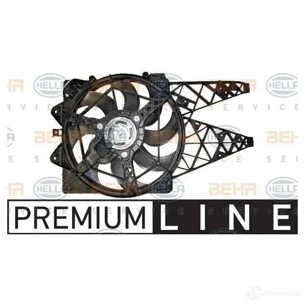 Вентилятор радиатора HELLA 38482 _BEHR HELLA SERVICE_ QJTHV 8ew351149071 - Изображение 1