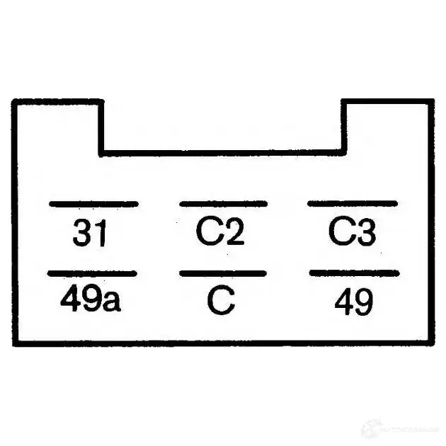 Реле поворотников, поворотов HELLA 4dn008768037 5961444 4082300276466 165J U изображение 2