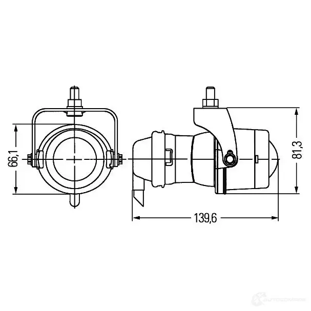 Комплект противотуманных фар HELLA E1 877 Micro DE Premium 1nl008090871 1191710031 изображение 1