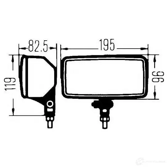 Комплект противотуманных фар HELLA 1nd005700841 Comet 550 1423013850 E1 18216 изображение 1