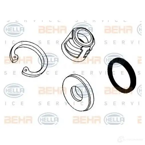 Комплект прокладок компрессора HELLA _BEHR HELLA SERVICE_ I80KN7Z 9gr351155801 51958