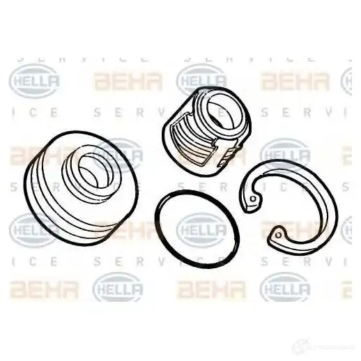 Комплект прокладок компрессора HELLA _BEHR HELLA SERVICE_ 51962 9gr351172801 GW9OUM