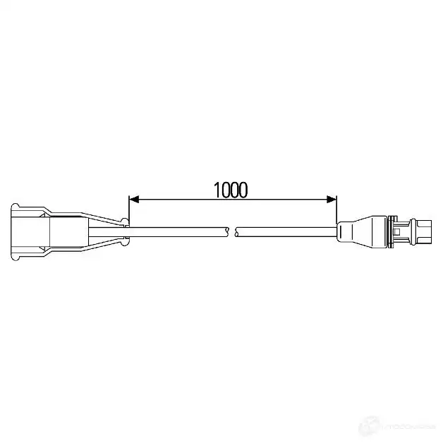 Жгут проводов комбинированного заднего фонаря HELLA 44022 4082300241327 5 Y6B3K1 8ka340852051