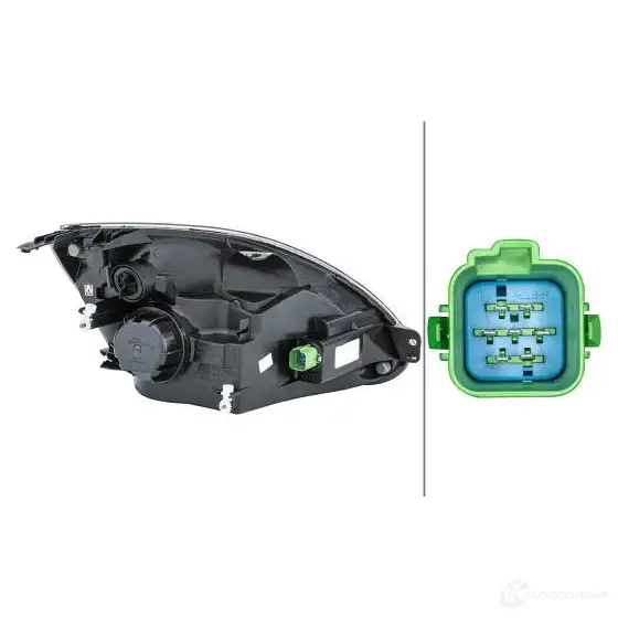 Фара HELLA 11929 1ef010197011 E4 9818 0RLM0R - Изображение 1