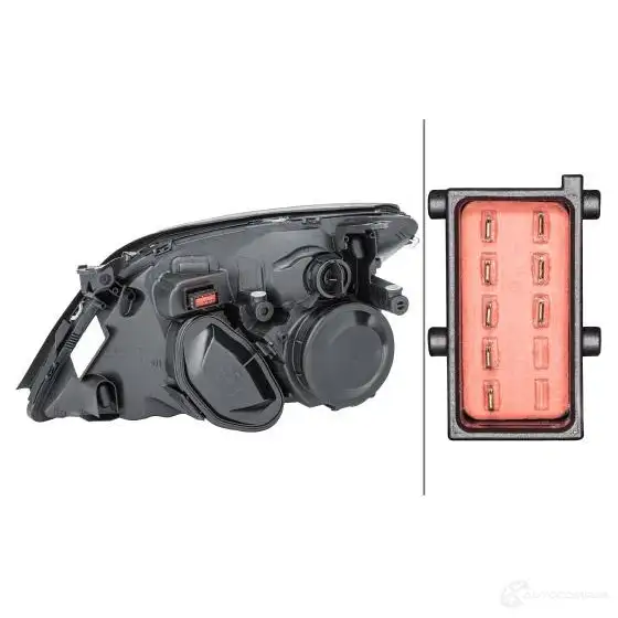 Фара HELLA 12246 E1 1356 1el008320081 02V59JN изображение 1
