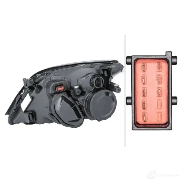 Фара HELLA 12246 E1 1356 1el008320081 02V59JN изображение 3