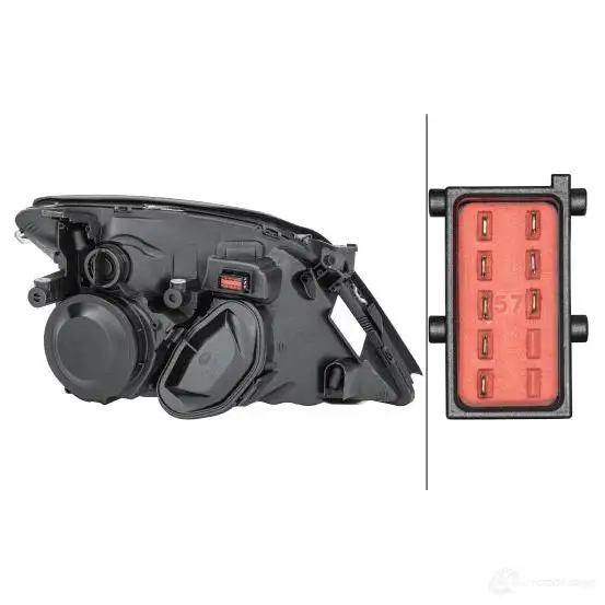 Фара HELLA 12245 1EL 008 320-071 E1 1356 9N7Q3 - Изображение 1