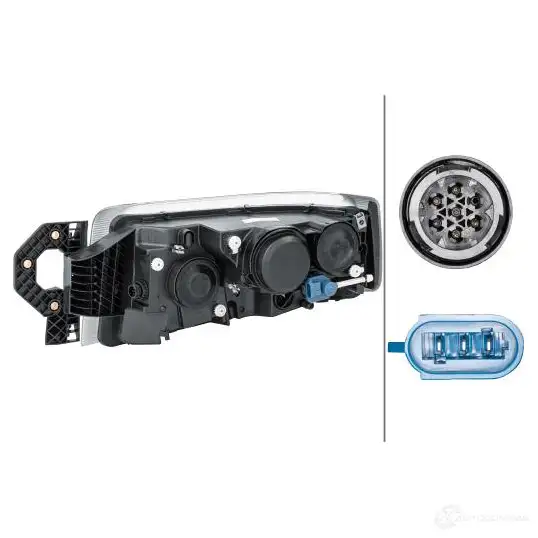 Фара HELLA HY43393 1EL 011 899-421 E1 1877 12417 - Изображение 1
