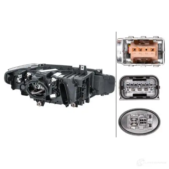 Фара HELLA 12529 D84YNN E4 15473 1EL 354 983-111 изображение 0