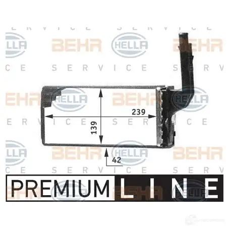 Радиатор печки, теплообменник HELLA 8fh351311651 39895 _BEHR HELLA SERVICE_ 222ITIJ