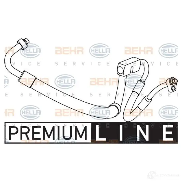 Трубка шланг кондиционера HELLA 52070 9gs351337051 90MION _BEHR HELLA SERVICE_