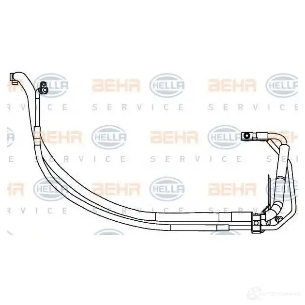 Трубка шланг кондиционера HELLA 5965010 _BEHR HELLA SERVICE_ A4EUMO 9gs351337671