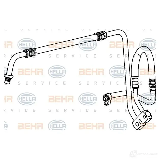 Трубка шланг кондиционера HELLA ZG8P7Y _BEHR HELLA SERVICE_ 52066 9gs351337011