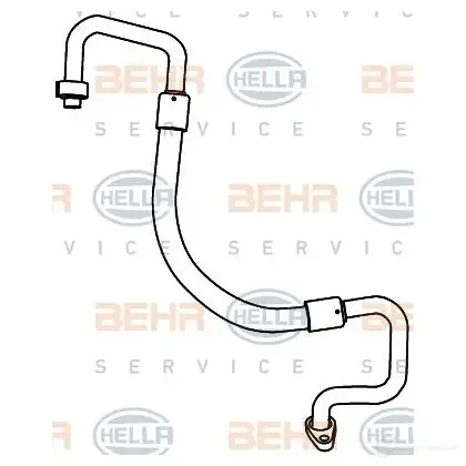 Трубка шланг кондиционера HELLA 83QF9LK _BEHR HELLA SERVICE_ 52153 9gs351338121
