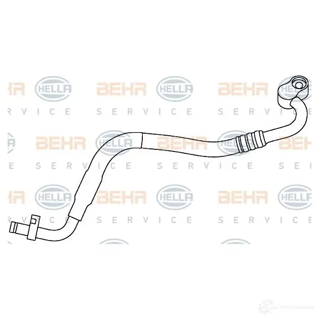 Трубка шланг кондиционера, высокого давления HELLA 9gs351337531 52117 UBJF7SY _BEHR HELLA SERVICE_