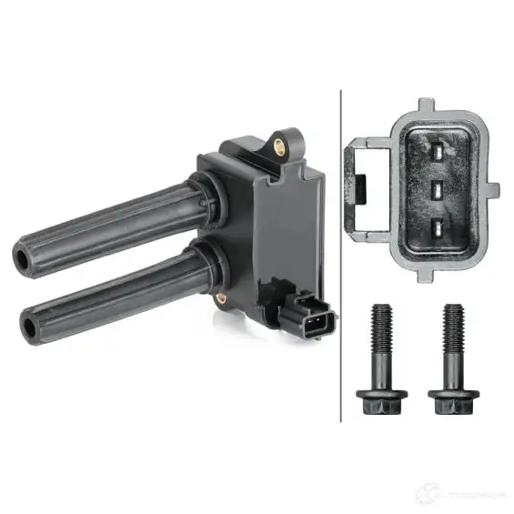 Катушка зажигания HELLA 1437461432 6 AZMLD 5DA 230 035-951 изображение 0
