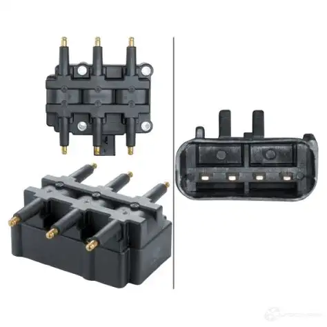Катушка зажигания HELLA 5da358168241 ZRR2 URC 1437954595