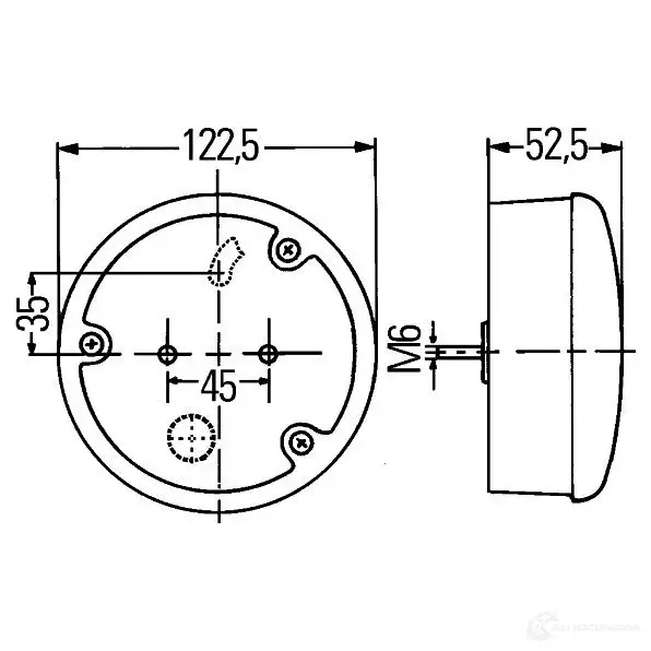 Поворотник HELLA 14405 GHO86 2ba344169191 E17 652 изображение 1