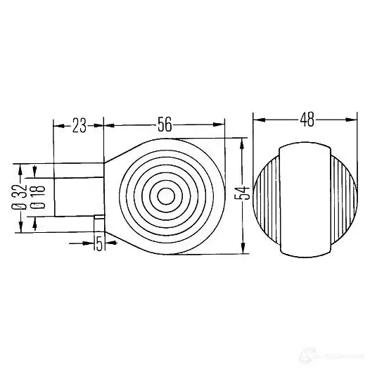 Поворотник HELLA K 12749 2ba001236001 14099 MYEQDZT изображение 1