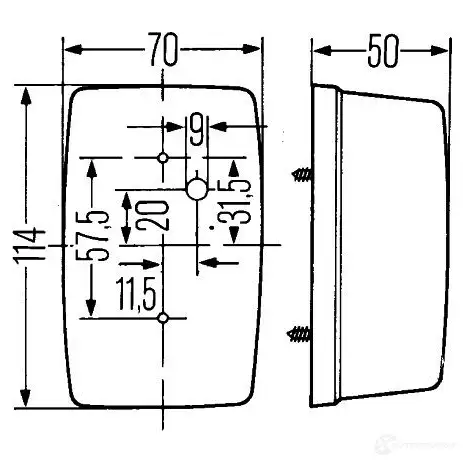Поворотник HELLA 14123 2ba002324021 021013 E1 32621 изображение 1