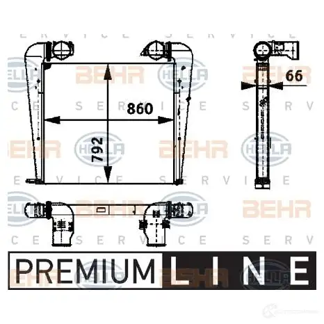 Интеркулер HELLA SBS4859 _BEHR HELLA SERVICE_ 8ml376724401 47484