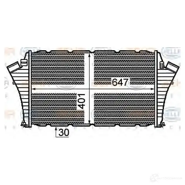 Интеркулер HELLA 47671 _BEHR HELLA SERVICE_ PWHEXT 8ml376760751