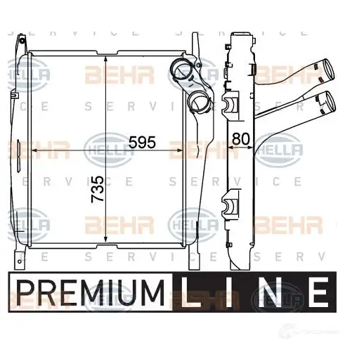 Интеркулер HELLA UC0YT 8ml376758161 _BEHR HELLA SERVICE_ 47642
