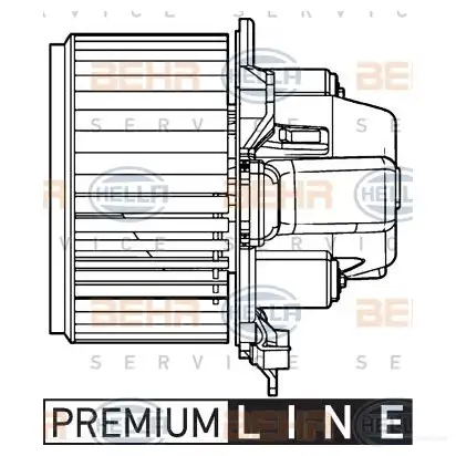 Моторчик печки, вентилятора HELLA _BEHR HELLA SERVICE_ 38165 OTM31 8ew351039331 изображение 0