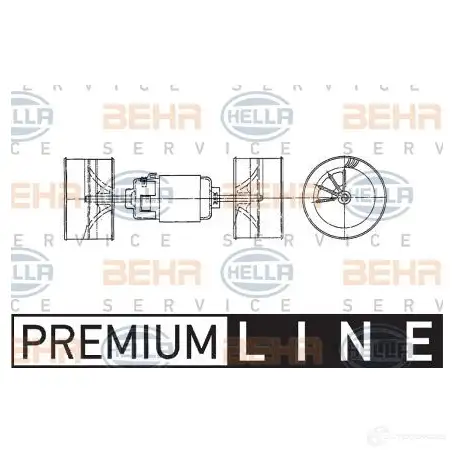 Моторчик печки, вентилятора HELLA 38082 WXKE9 8ew009160491 _BEHR HELLA SERVICE_