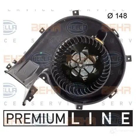 Моторчик печки, вентилятора HELLA 84GND _BEHR HELLA SERVICE_ 8ew351044241 38421 - Изображение 1
