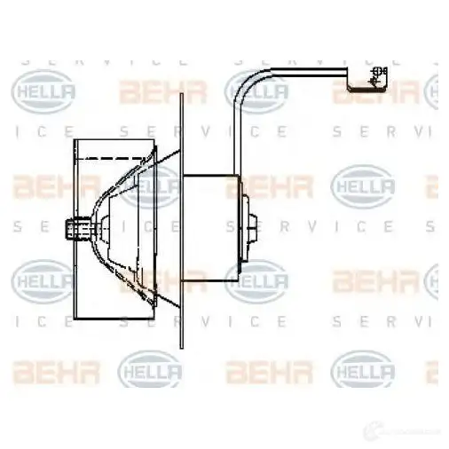 Моторчик печки, вентилятора HELLA 38083 8ew009160511 UQXF4J _BEHR HELLA SERVICE_